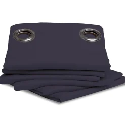 Rideau Occultant Oeillets Bleu MC412 140 x 300 (LxH)