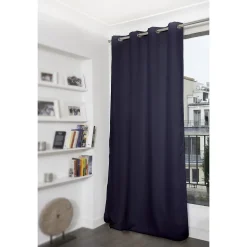 Rideau Occultant Oeillets Bleu MC412 140 x 300 (LxH)