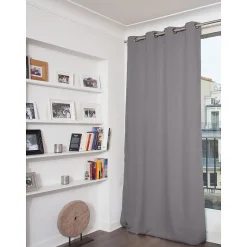 Rideau Occultant Oeillets Gris MC09 140 x 180 (LxH)