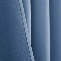 Rideau occultant phonique et thermique doublé polaire "Arctique" Bleuet