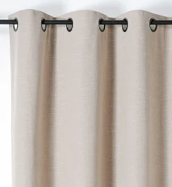 Rideau occultant Savana l.145 x H.240 cm beige