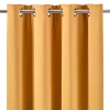 Rideau occultant thermique Vestris GoodHome jaune L.260 x l.140 cm