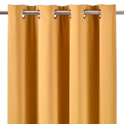 Rideau occultant thermique Vestris GoodHome jaune L.260 x l.140 cm