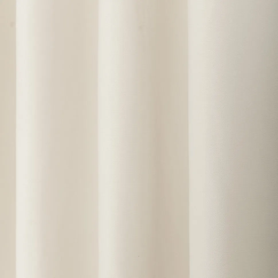 Rideau occultant thermique doublé à œillets uni blanc coquille L.250 x l.130 cm, Rocle Moondream