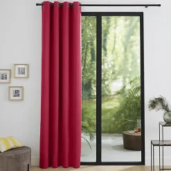 Rideau occultant thermique piment 140 x 260 cm