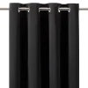 Rideau occultant thermique Vestris GoodHome noir L.260 x l.140 cm