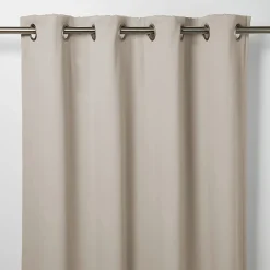 Rideau occultant thermique à œillets beige serenity L.260 x l.140 cm, GoodHome Vestris