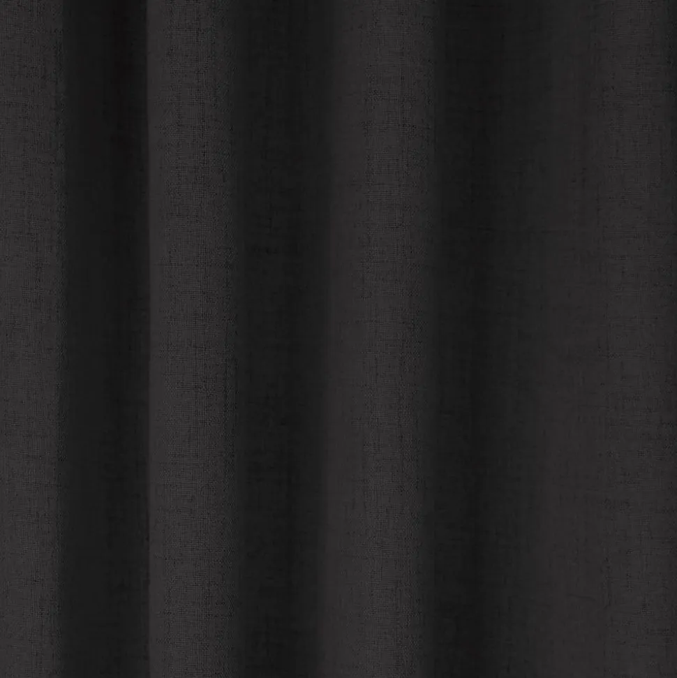 Rideau Occultant Total Effet Lin Oeillets Gris MC713 130 x 260 (LxH)
