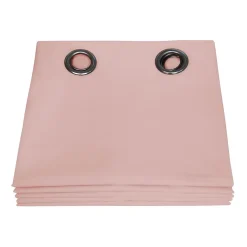 Rideau Occultant Total Oeillets Rose MC343 135 x 250 (LxH)