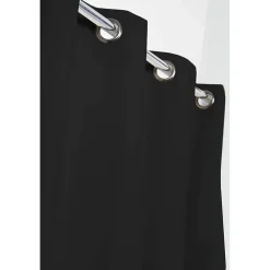 Rideau Occultant Total Oeillets Noir MC710 135 x 250 (LxH)