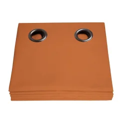 Rideau Occultant Total Oeillets Orange MC374 135 x 260 (LxH)