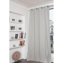 Rideau Occultant Total Oeillets Gris MC17 135 x 250 (LxH)