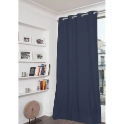 Rideau Occultant Total Oeillets Bleu MC12 135 x 250 (LxH)