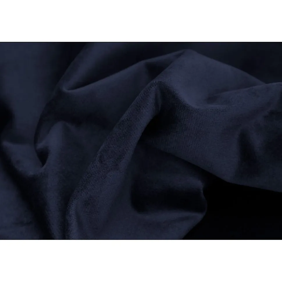 Rideau Occultant Total Velours Oeillets Bleu MC412 135 x 260 (LxH)