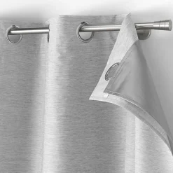 Rideau occultant/thermique/phonique doublure amovible 140 x 260 cm Coverline Gris