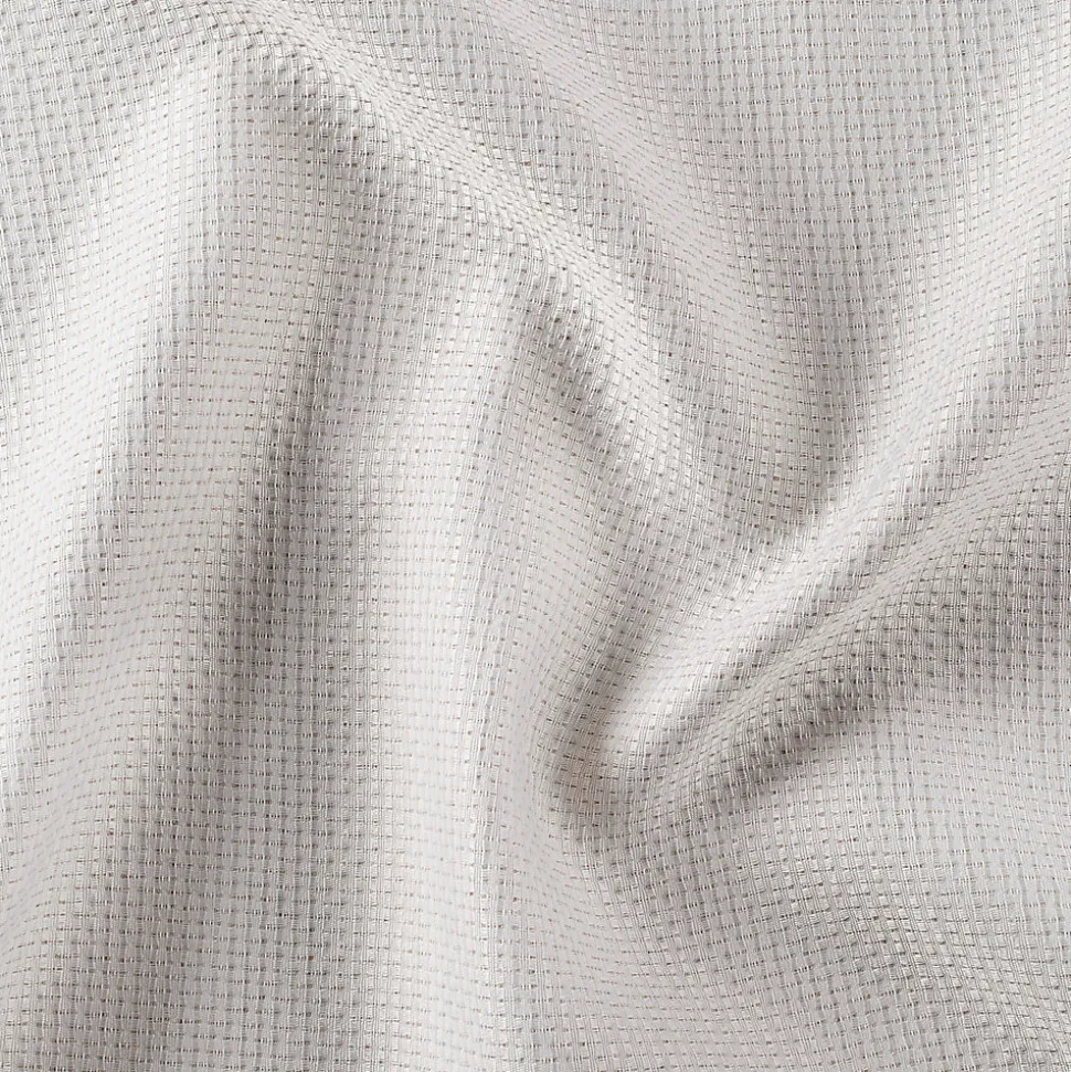 Rideau phonique coton et chanvre tressage naturel (140x240 cm - Ecru)
