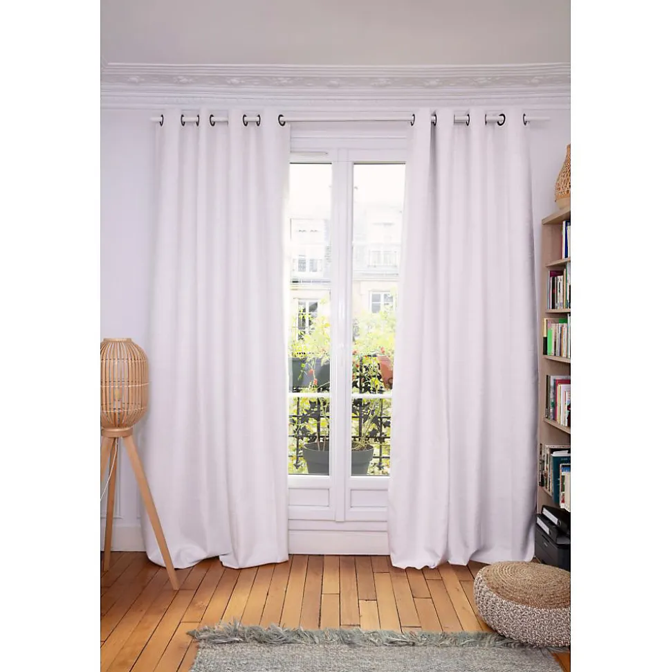 Rideau Phonique Oeillets Beige MC636 130 x 250 (LxH)