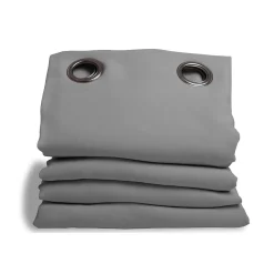 Rideau phonique Oeillets - Gris MC09 140 x 260 (LxH) MOONDREAM