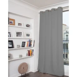 Rideau phonique Oeillets - Gris MC09 140 x 260 (LxH) MOONDREAM