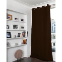 Rideau phonique Oeillets - Marron MC610 140 x 260 (LxH) MOONDREAM