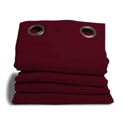 Rideau phonique Oeillets - Rouge MC330 140 x 300 (LxH) MOONDREAM