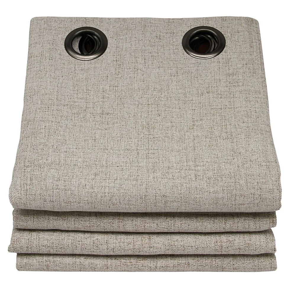 Rideau Phonique Oeillets Beige MC632 130 x 260 (LxH)