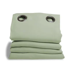 Rideau phonique Oeillets - Vert MC540 140 x 260 (LxH) MOONDREAM