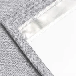 Rideau Phonique Oeillets Gris MC733 130 x 260 (LxH)