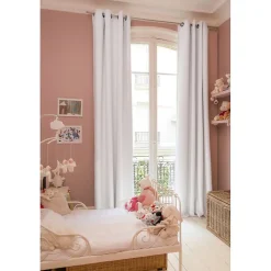 Rideau phonique Oeillets - Blanc MC720 140 x 350 (LxH) MOONDREAM