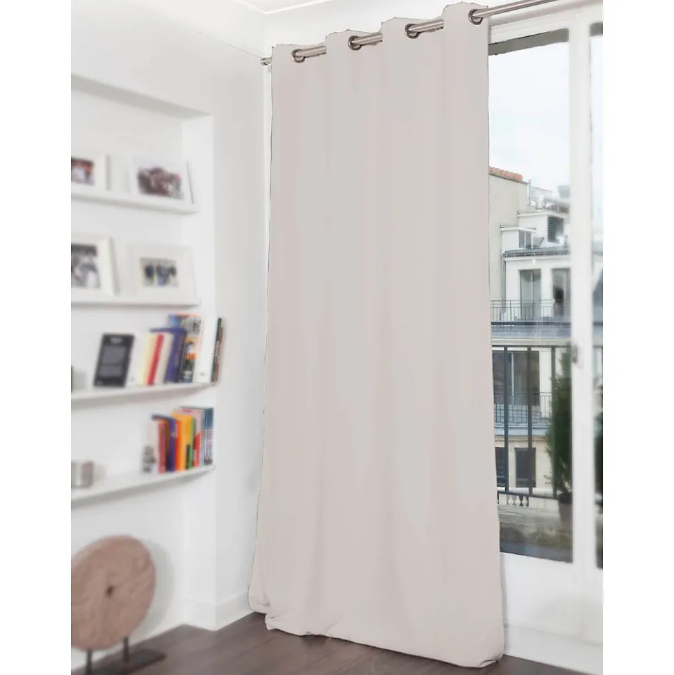 Rideau phonique Oeillets - Gris MC17 140 x 180 (LxH) MOONDREAM