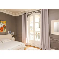 Rideau phonique Oeillets - Gris MC17 140 x 180 (LxH) MOONDREAM