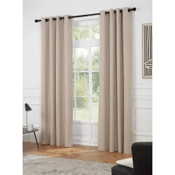 Rideau Phonique Oeillets Beige MC632 130 x 250 (LxH)