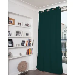 Rideau phonique Oeillets - Vert MC228 140 x 260 (LxH) MOONDREAM