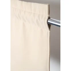 Rideau phonique séparateur Galon (crochets) / passe tringle Beige MC634 140 x 250 (LxH)