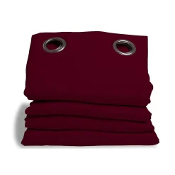 Rideau phonique séparateur Oeillets Rouge MC330 140 x 250 (LxH)