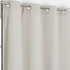 Rideau Sevag beige l.140 x H.240 cm, JBY Creation
