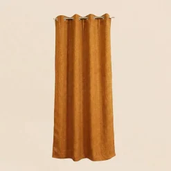 Rideau tamisant 100% coton flammé 140x250cm