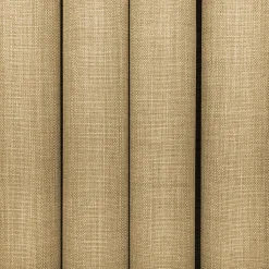 Rideau tamisant à œillets effet tissé Novan jaune H.260 x l.140cm GoodHome