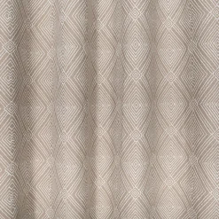 Rideau tamisant à œillets effet jacquard Waru beige H.260 x l.140cm GoodHome