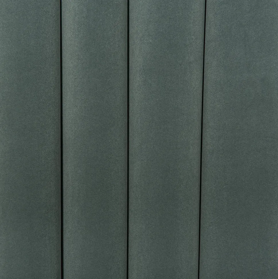 Rideau tamisant à œillets effet velours Valgreta vert foncé H.260 x l.140cm GoodHome