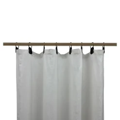 Rideau tamisant à œillets en lin Ambala blanc H.260 x l.140cm GoodHome