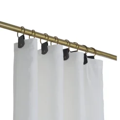Rideau tamisant à œillets en lin Ambala blanc H.260 x l.140cm GoodHome