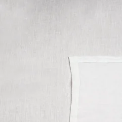 Rideau tamisant à œillets en lin Ambala blanc H.260 x l.140cm GoodHome