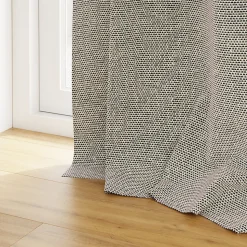 Rideau tamisant à œillets effet jacquard Dosa bleu H.260 x l.140cm GoodHome
