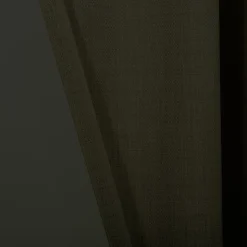 Rideau tamisant à œillets effet tissé Novan vert kaki foncé H.260 x l.140cm GoodHome