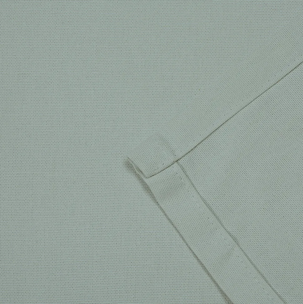 Rideau tamisant à œillets Hiva coton vert clair H.260 x l.140cm GoodHome