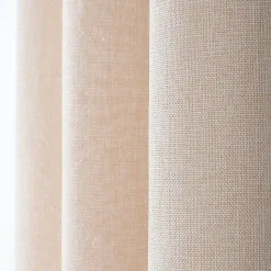 Rideau tamisant à œillets Precieux beige H.260 x l.140cm Rocle
