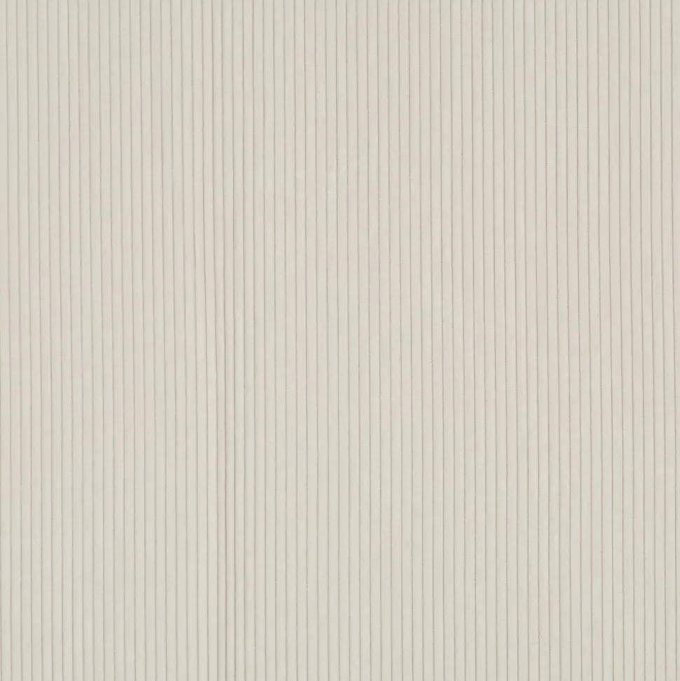 Rideau tamisant à œillets velours côtelé Akola blanc H.260 x l.140cm GoodHome
