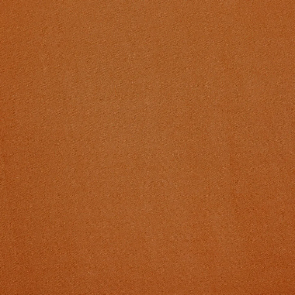 Rideau tamisant à oeillets en coton, point de bourdon Mongla terracotta H.260 x l.140cm GoodHome