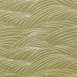 Rideau tamisant à oeillets Chablis feuillage vert H.250 x l.140cm Linder